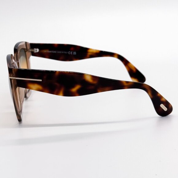 NEW TOM FORD PHOEBE TF939 45B WOMEN SQUARE SUNGLASSES FT0939/S 45B - Picture 7 of 10